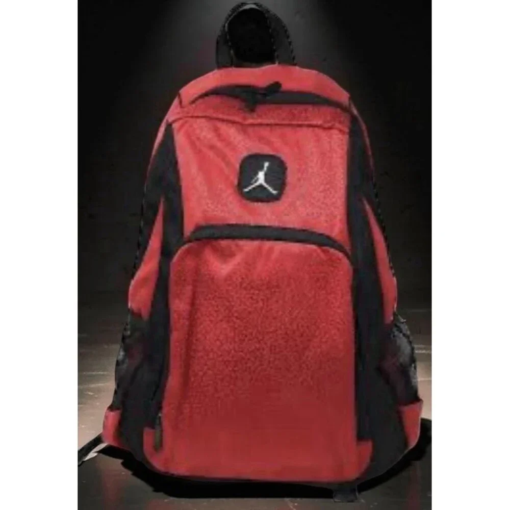 Jordan Red and Black Backpack